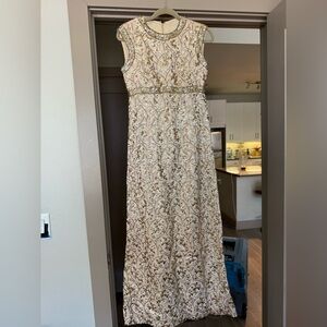 Vintage Gold Embellished Dress